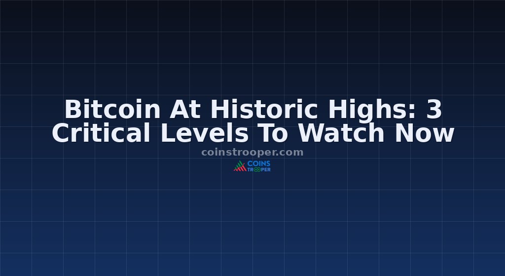 Bitcoin At Historic Highs: 3 Critical Levels To Watch Now