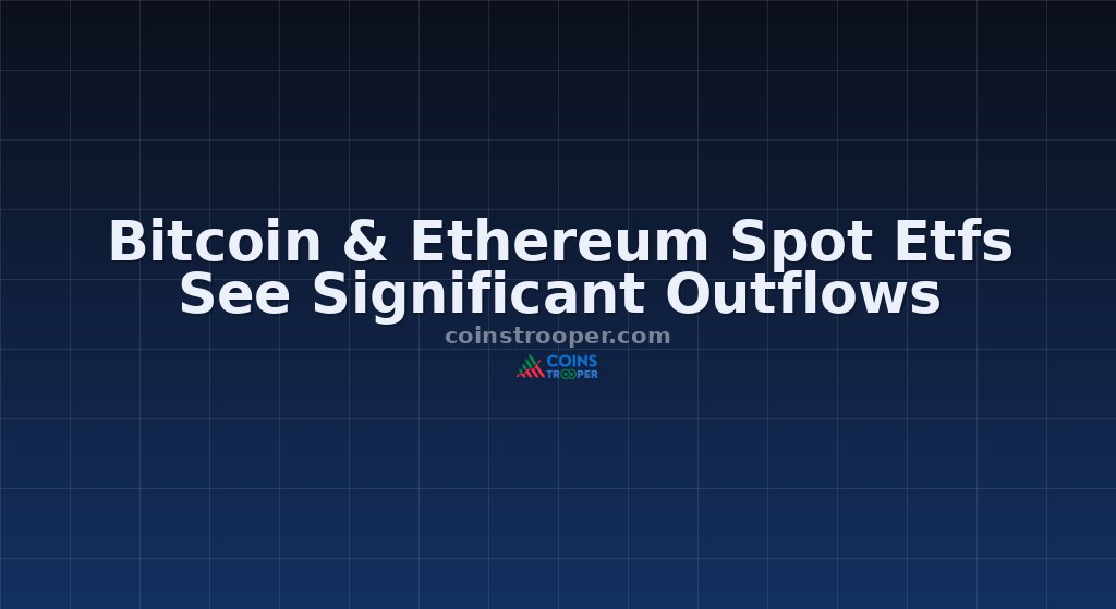 Bitcoin & Ethereum Spot Etfs See Significant Outflows
