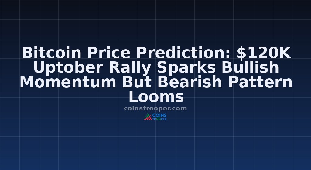 Bitcoin Price Prediction: $120K Uptober Rally Sparks Bullish Momentum But Bearish Pattern Looms