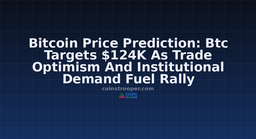 Bitcoin Price Prediction: Btc Targets $124K As Trade Optimism And Institutional Demand Fuel Rally