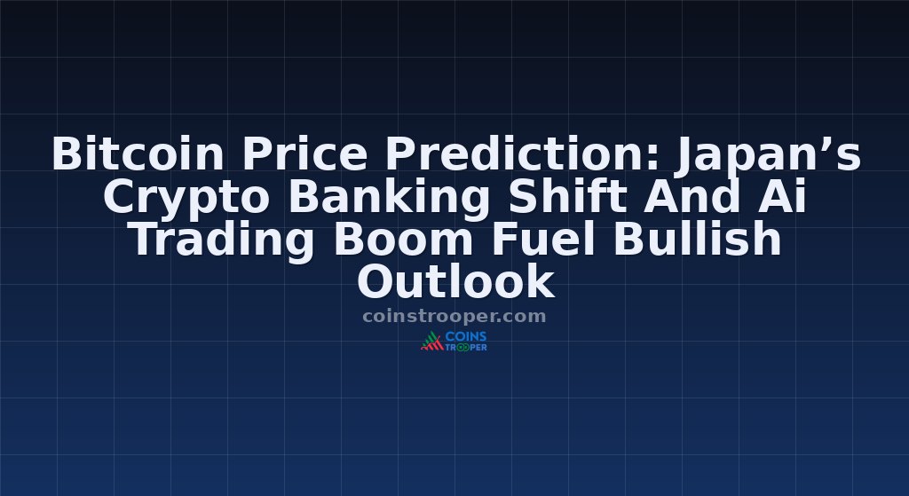 Bitcoin Price Prediction: Japan’s Crypto Banking Shift And Ai Trading Boom Fuel Bullish Outlook