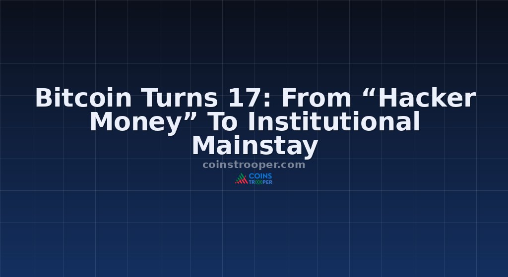 Bitcoin Turns 17: From “Hacker Money” To Institutional Mainstay