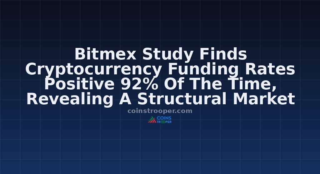 Bitmex Study Finds Cryptocurrency Funding Rates Positive 92% Of The Time, Revealing A Structural Market Bias