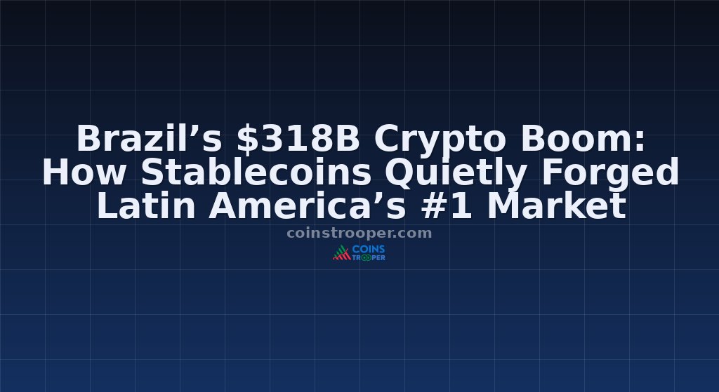 Brazil’s $318B Crypto Boom: How Stablecoins Quietly Forged Latin America’s #1 Market
