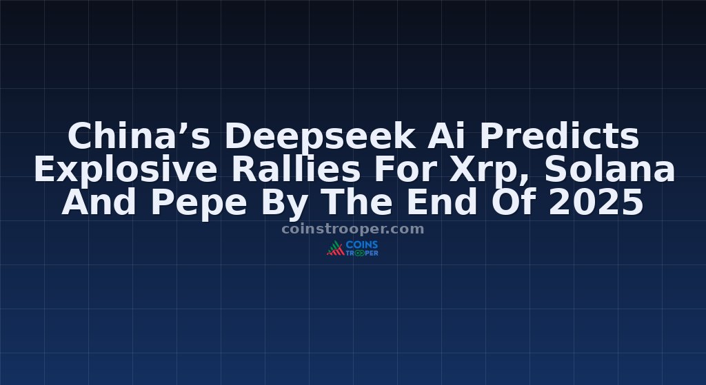 China’s Deepseek Ai Predicts Explosive Rallies For Xrp, Solana And Pepe By The End Of 2025