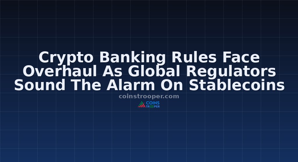 Crypto Banking Rules Face Overhaul As Global Regulators Sound The Alarm On Stablecoins