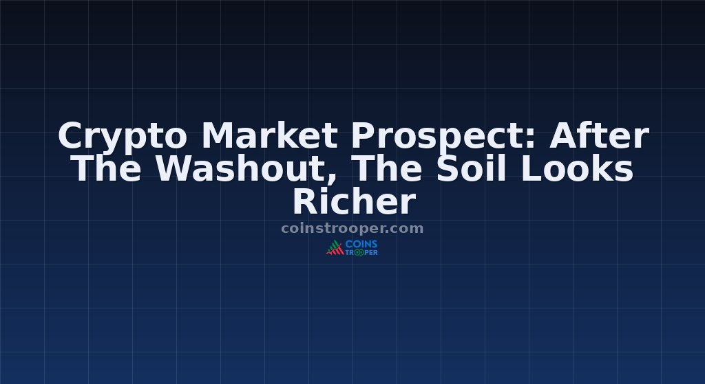 Crypto Market Prospect: After The Washout, The Soil Looks Richer