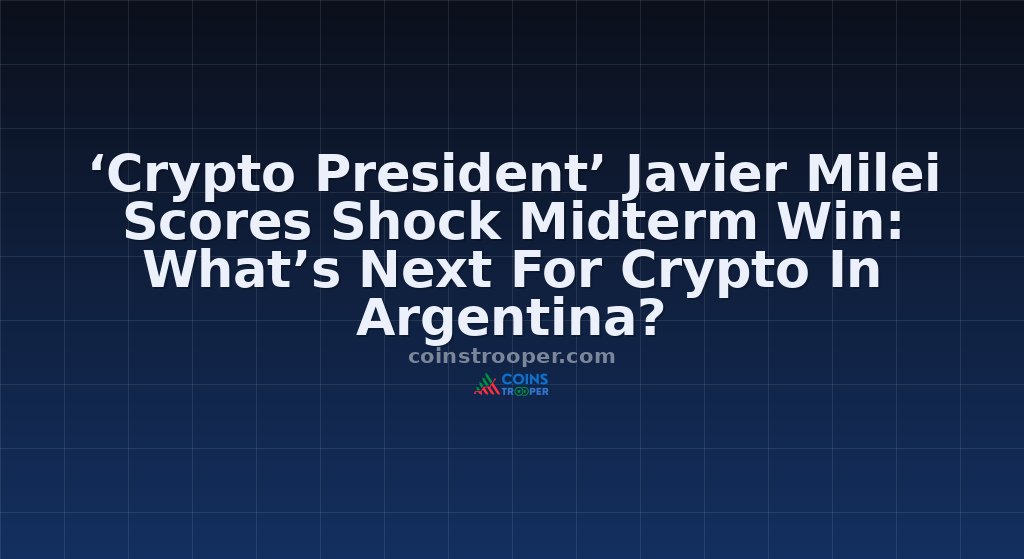 ‘Crypto President’ Javier Milei Scores Shock Midterm Win: What’s Next For Crypto In Argentina?