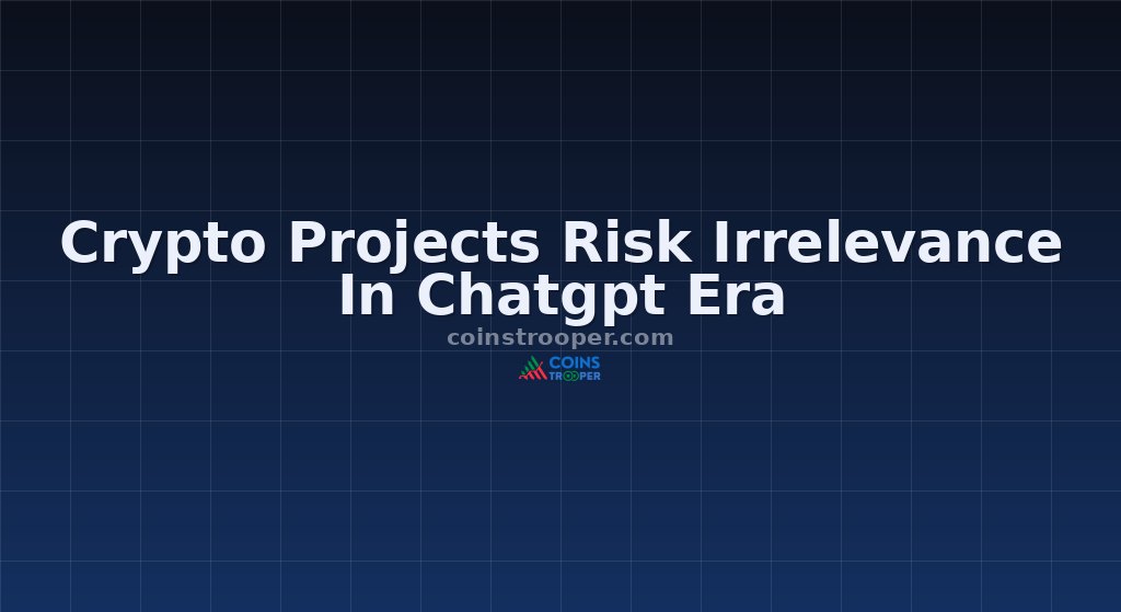 Crypto Projects Risk Irrelevance In Chatgpt Era