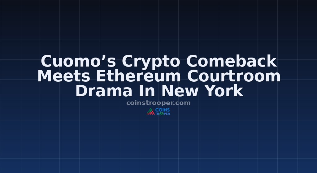 Cuomo’s Crypto Comeback Meets Ethereum Courtroom Drama In New York