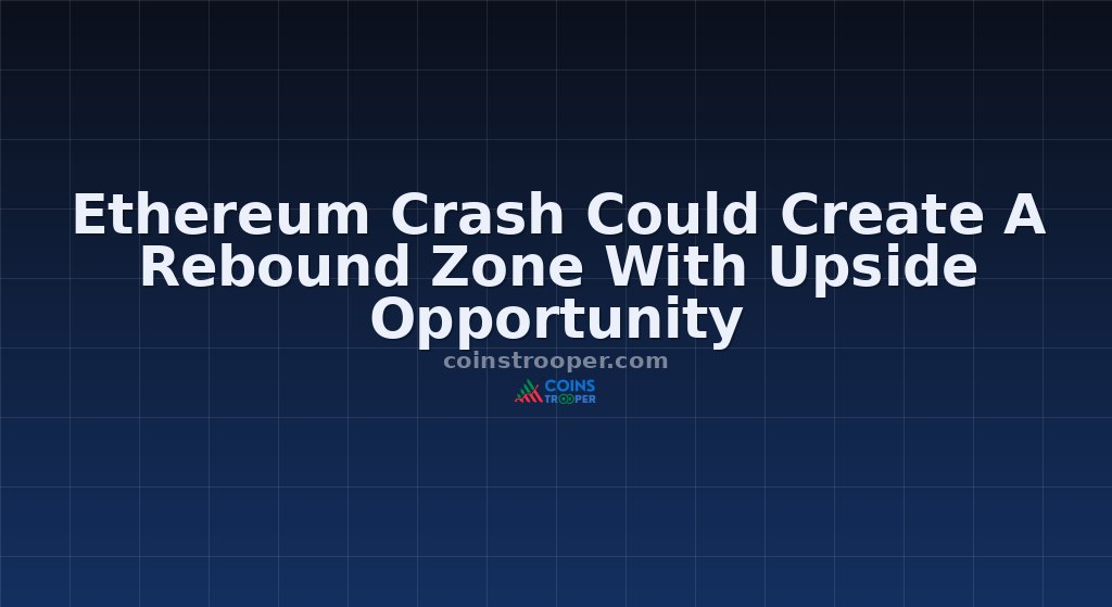 Ethereum Crash Could Create A Rebound Zone With Upside Opportunity