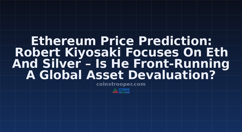 Ethereum Price Prediction: Robert Kiyosaki Focuses On Eth And Silver – Is He Front-Running A Global Asset Devaluation?