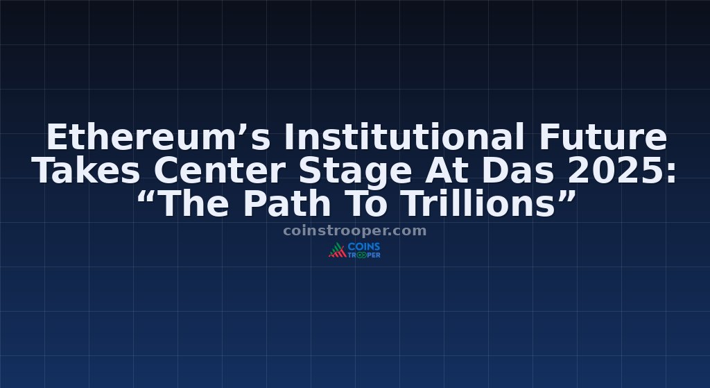 Ethereum’s Institutional Future Takes Center Stage At Das 2025: “The Path To Trillions”