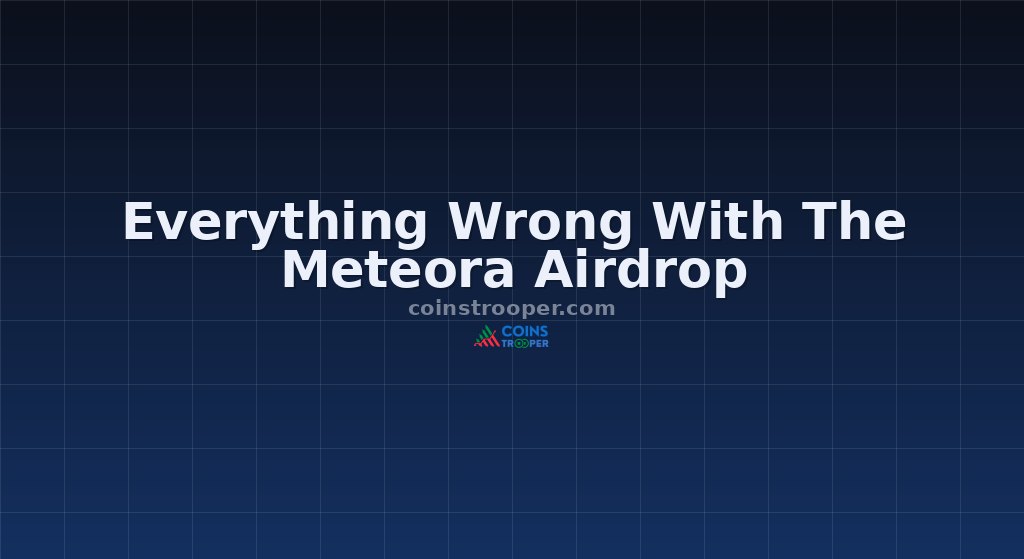 Everything Wrong With The Meteora Airdrop