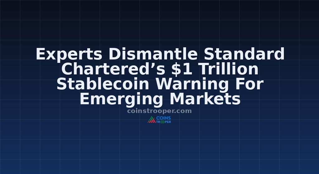 Experts Dismantle Standard Chartered’s $1 Trillion Stablecoin Warning For Emerging Markets