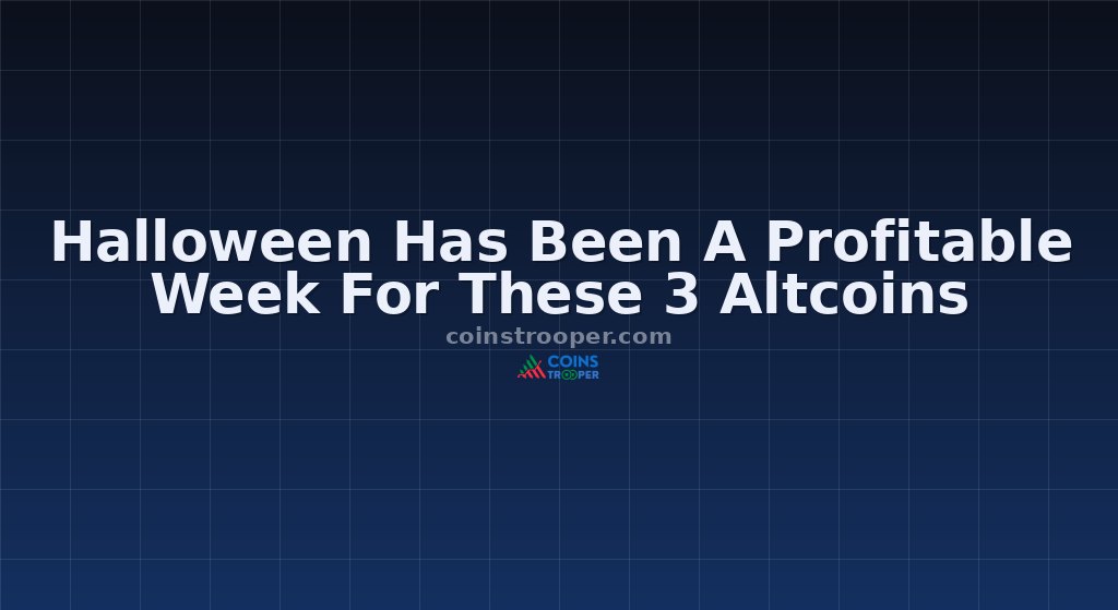 Halloween Has Been A Profitable Week For These 3 Altcoins