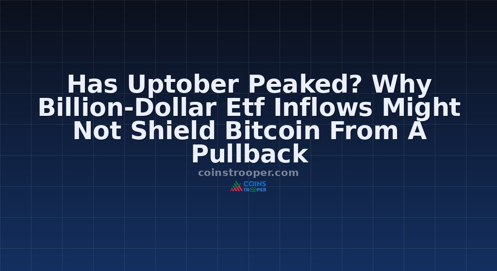 Has Uptober Peaked? Why Billion‑Dollar Etf Inflows Might Not Shield Bitcoin From A Pullback