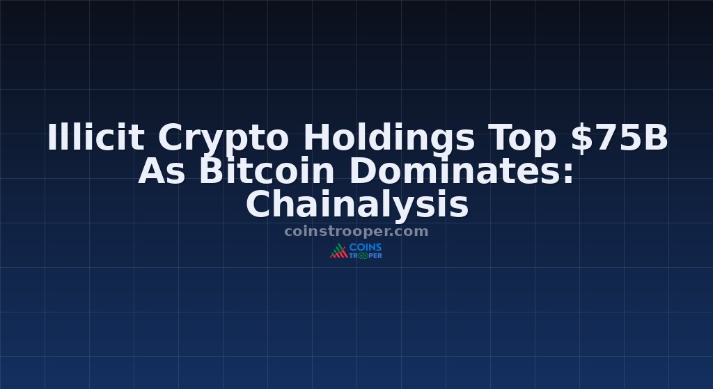 Illicit Crypto Holdings Top $75B As Bitcoin Dominates: Chainalysis