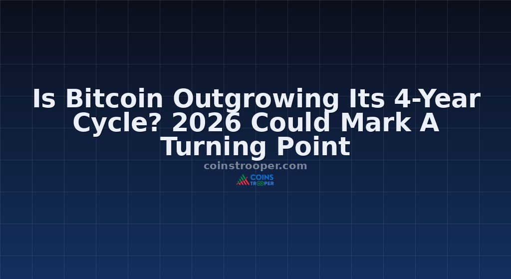 Is Bitcoin Outgrowing Its 4-Year Cycle? 2026 Could Mark A Turning Point