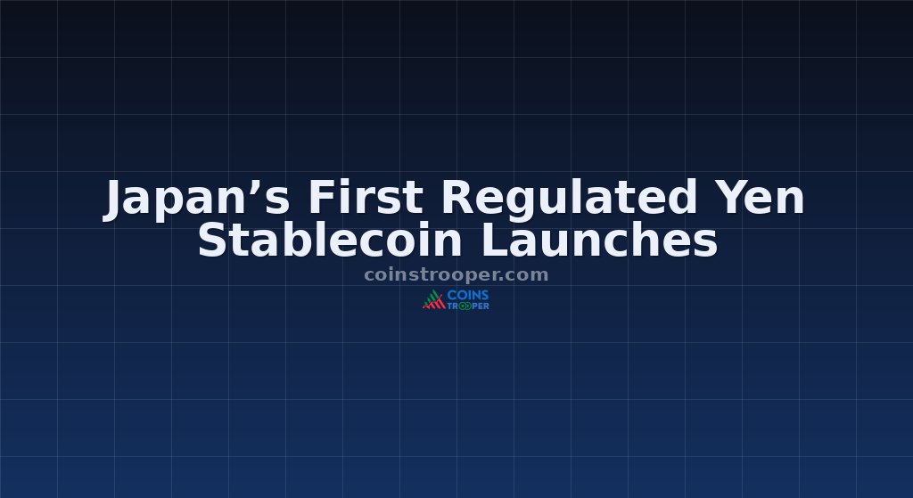 Japan’s First Regulated Yen Stablecoin Launches