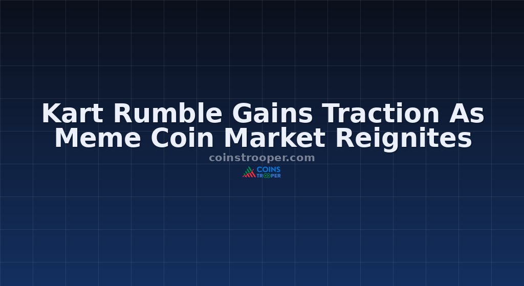 Kart Rumble Gains Traction As Meme Coin Market Reignites