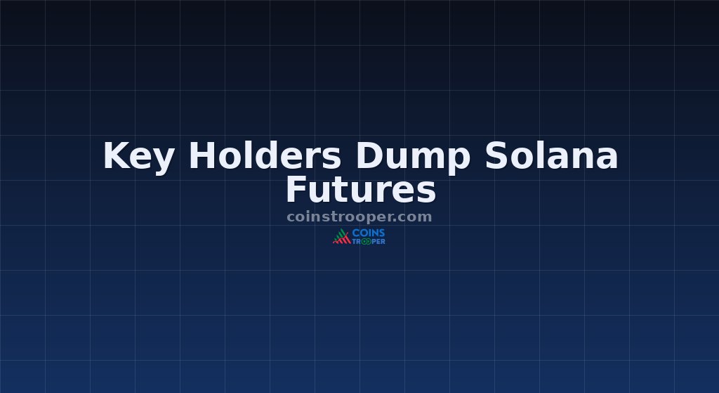 Key Holders Dump Solana Futures