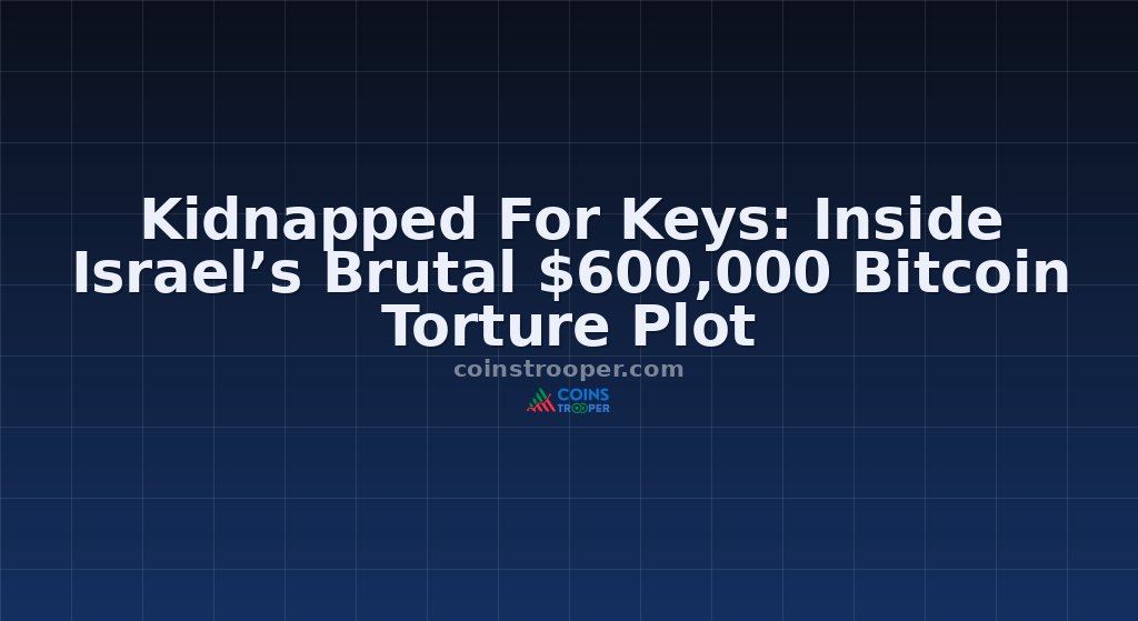 Kidnapped For Keys: Inside Israel’s Brutal $600,000 Bitcoin Torture Plot