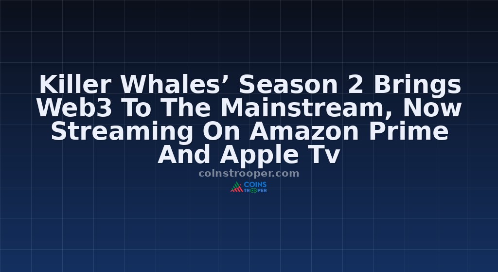 Killer Whales’ Season 2 Brings Web3 To The Mainstream, Now Streaming On Amazon Prime And Apple Tv