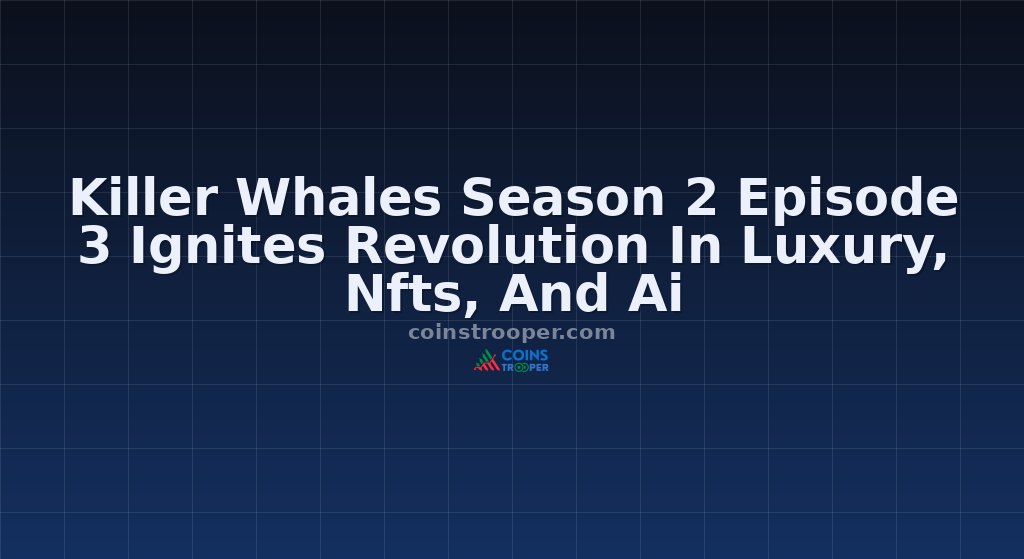 Killer Whales Season 2 Episode 3 Ignites Revolution In Luxury, Nfts, And Ai