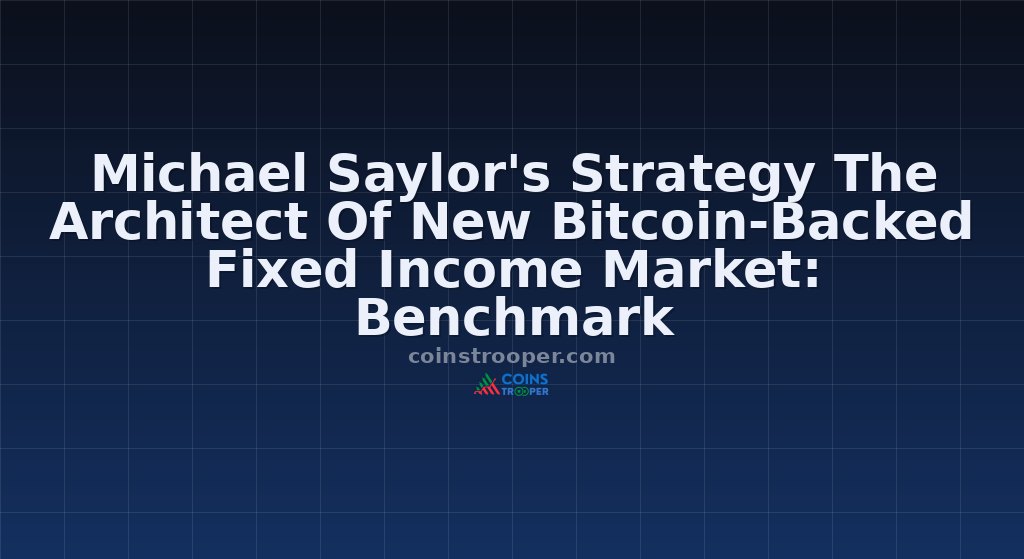 Michael Saylor's Strategy The Architect Of New Bitcoin-Backed Fixed Income Market: Benchmark