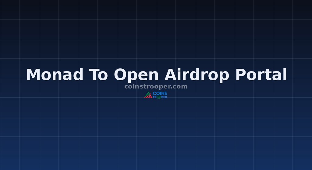 Monad To Open Airdrop Portal