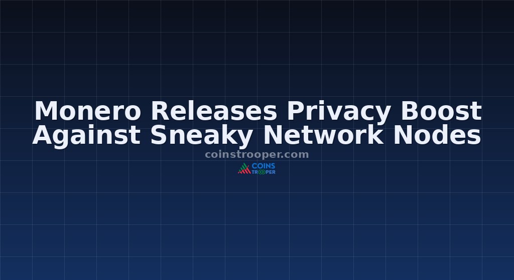 Monero Releases Privacy Boost Against Sneaky Network Nodes