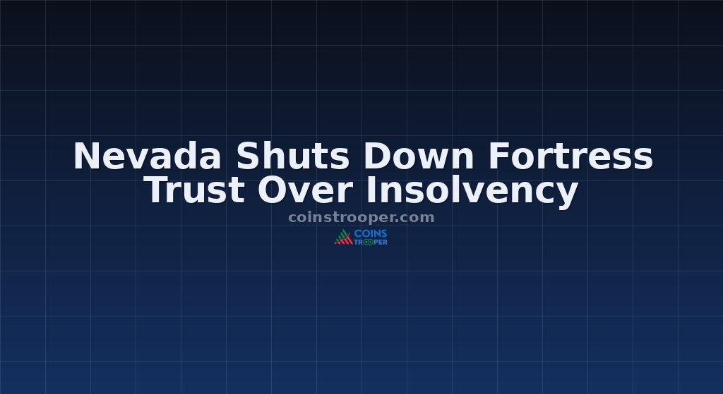 Nevada Shuts Down Fortress Trust Over Insolvency