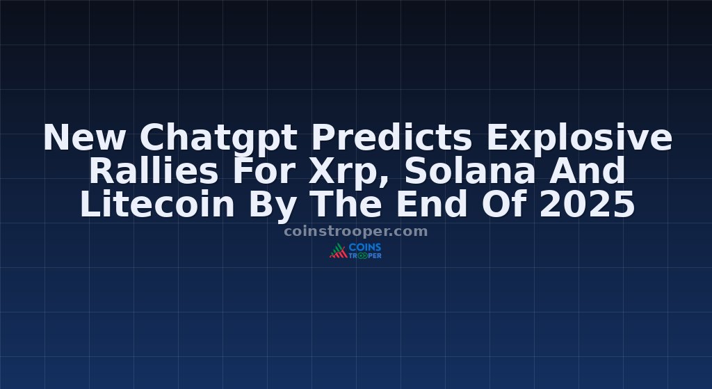 New Chatgpt Predicts Explosive Rallies For Xrp, Solana And Litecoin By The End Of 2025