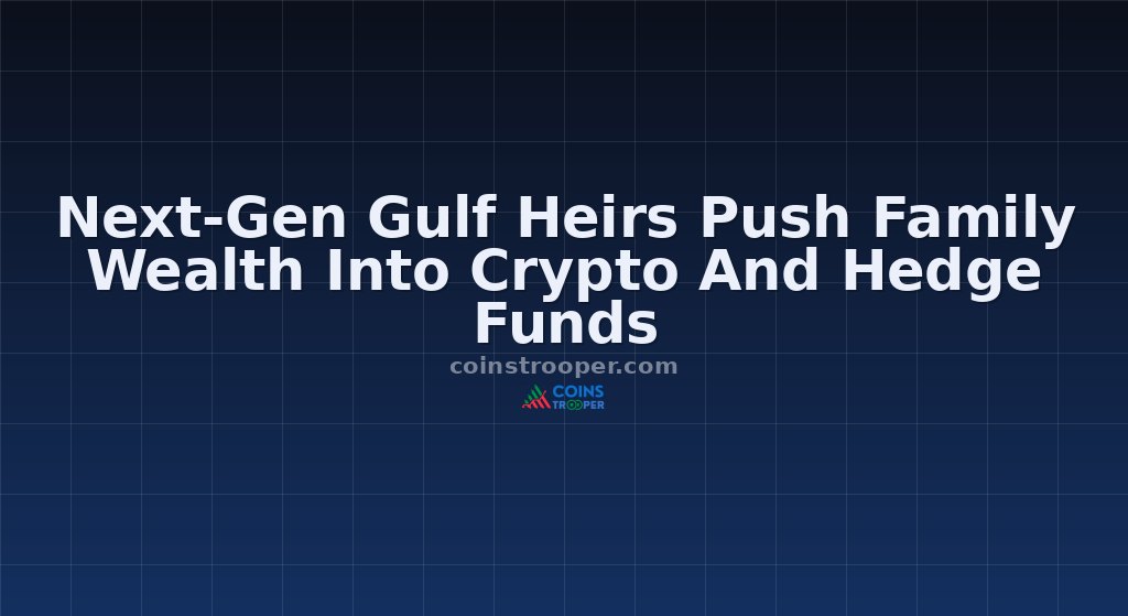 Next-Gen Gulf Heirs Push Family Wealth Into Crypto And Hedge Funds