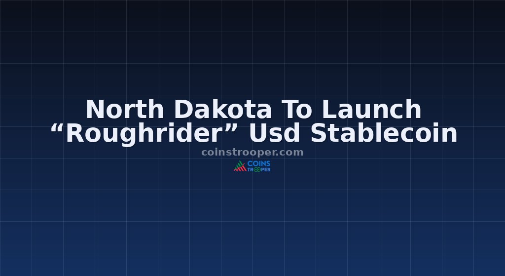 North Dakota To Launch “Roughrider” Usd Stablecoin