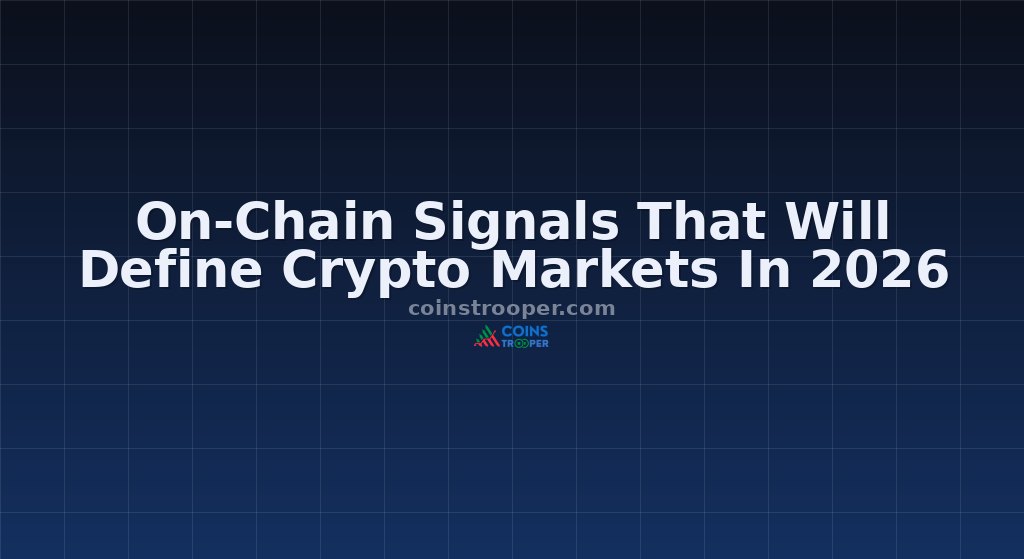 On-Chain Signals That Will Define Crypto Markets In 2026
