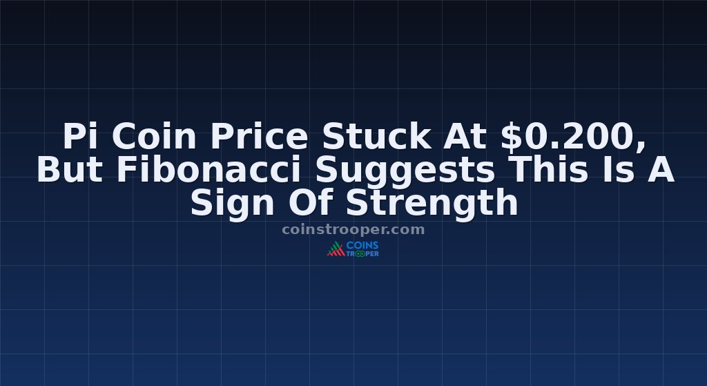 Pi Coin Price Stuck At $0.200, But Fibonacci Suggests This Is A Sign Of Strength