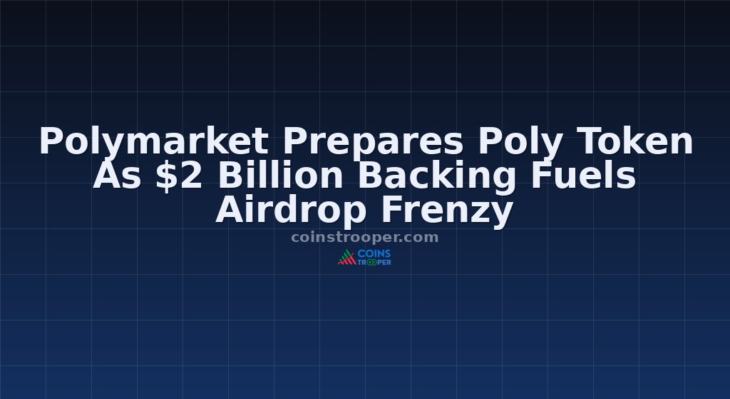 Polymarket Prepares Poly Token As $2 Billion Backing Fuels Airdrop Frenzy