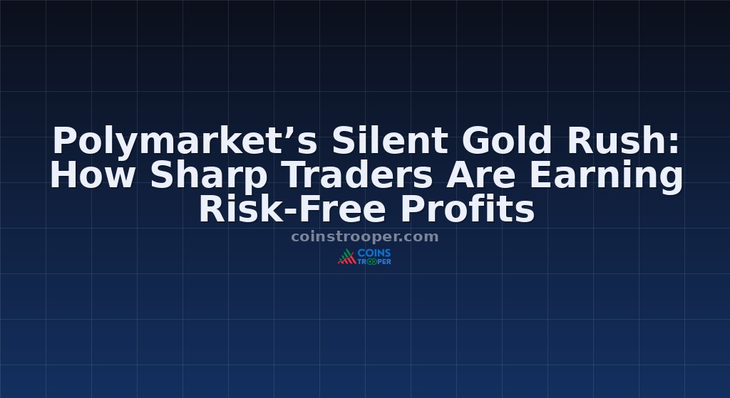 Polymarket’s Silent Gold Rush: How Sharp Traders Are Earning Risk-Free Profits