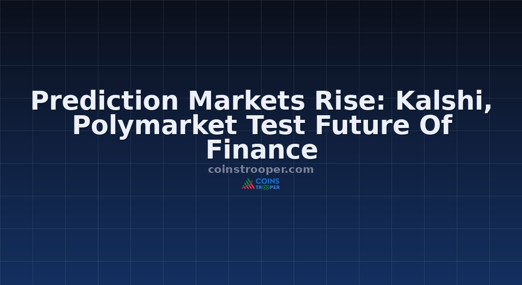 Prediction Markets Rise: Kalshi, Polymarket Test Future Of Finance