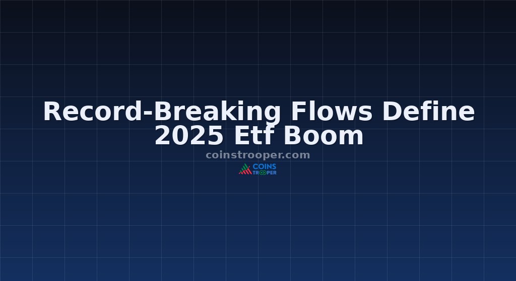Record-Breaking Flows Define 2025 Etf Boom