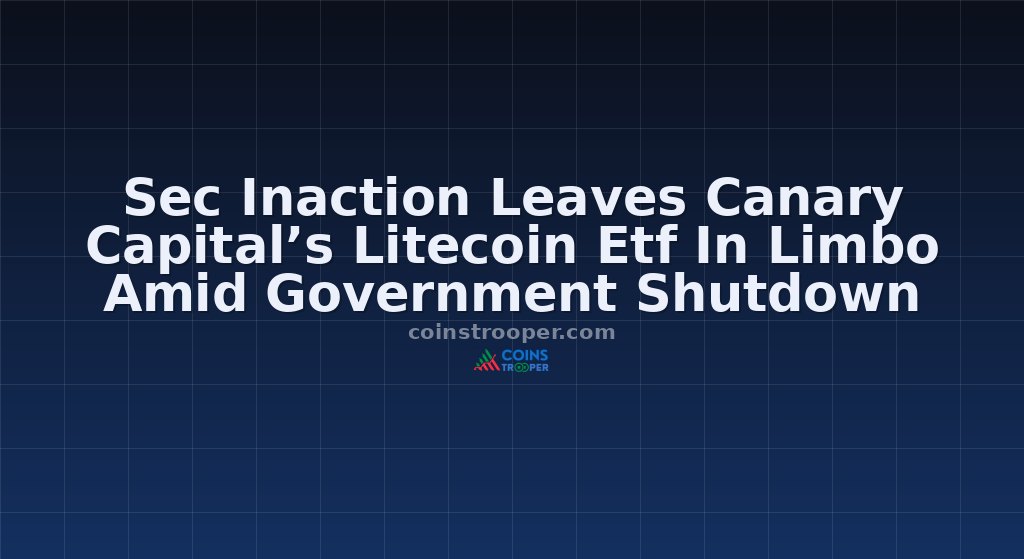 Sec Inaction Leaves Canary Capital’s Litecoin Etf In Limbo Amid Government Shutdown