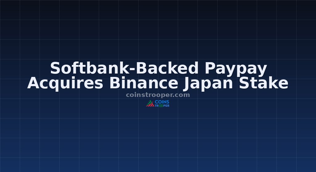 Softbank-Backed Paypay Acquires Binance Japan Stake