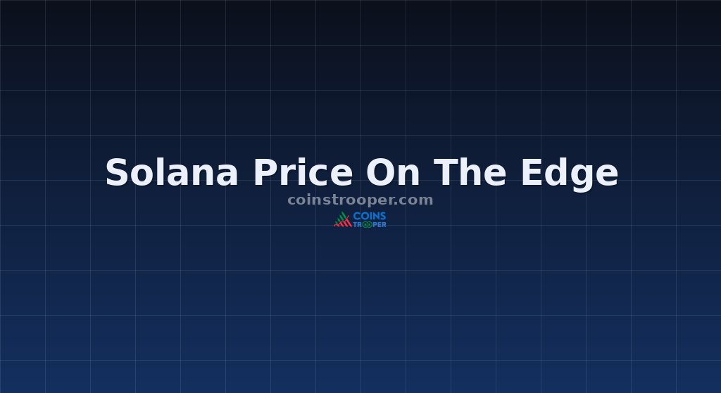Solana Price On The Edge