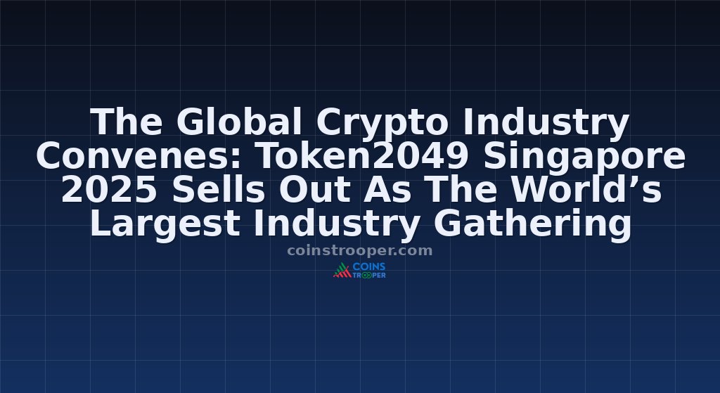 The Global Crypto Industry Convenes: Token2049 Singapore 2025 Sells Out As The World’s Largest Industry Gathering