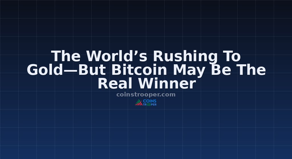 The World’s Rushing To Gold—But Bitcoin May Be The Real Winner