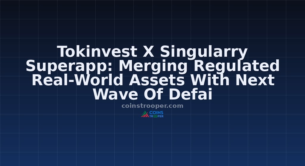 Tokinvest X Singularry Superapp: Merging Regulated Real-World Assets With Next Wave Of Defai