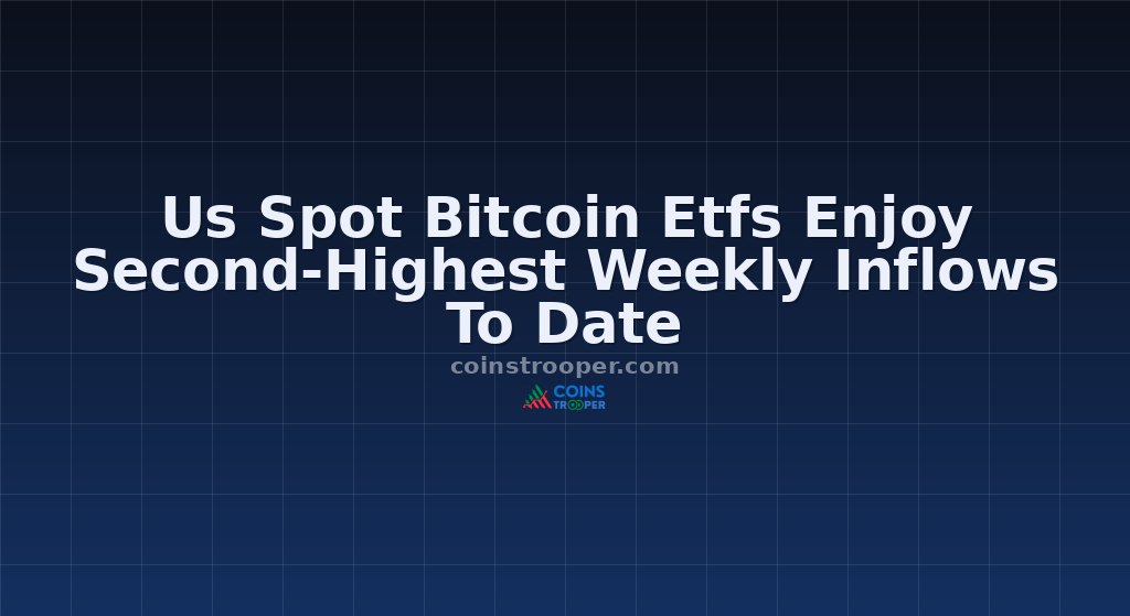 Us Spot Bitcoin Etfs Enjoy Second-Highest Weekly Inflows To Date