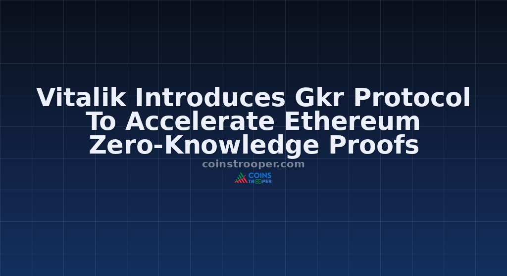 Vitalik Introduces Gkr Protocol To Accelerate Ethereum Zero-Knowledge Proofs